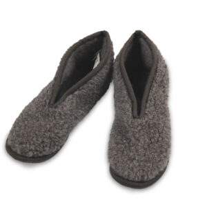 Puschen Schafwolle - 39-41, grau