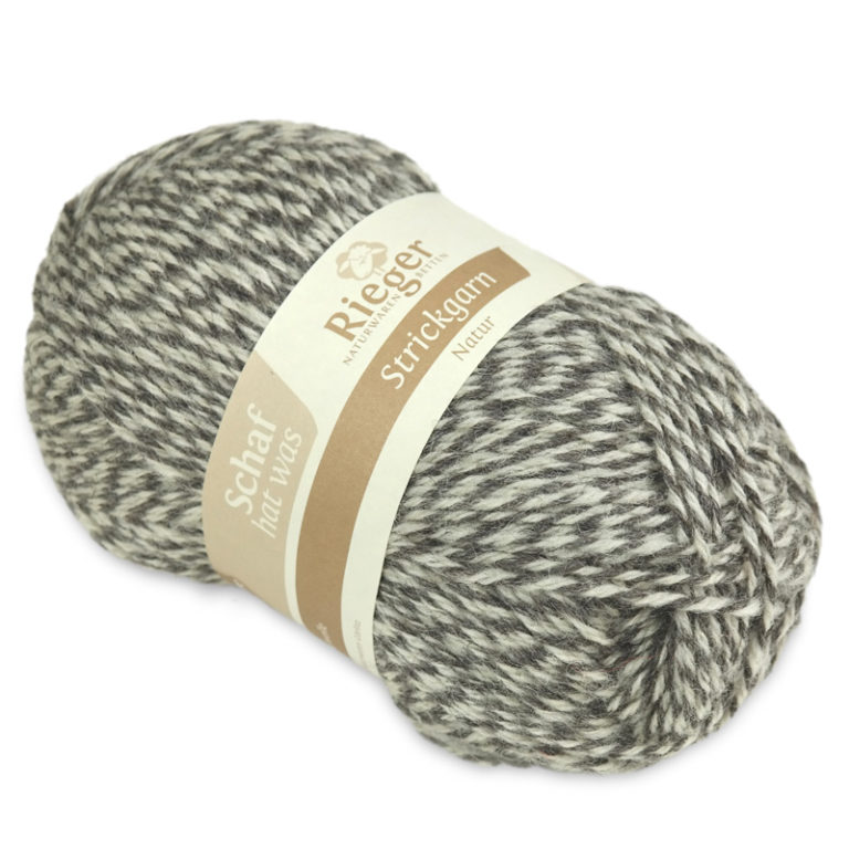 Grau Melierte Wolle