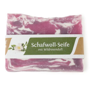 Schafwoll-Seife Wildrosenduft