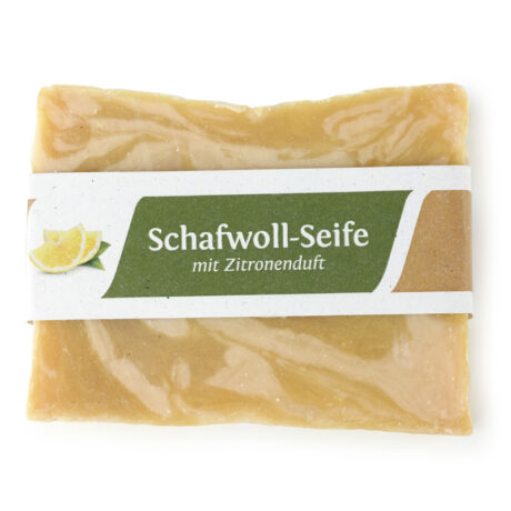 Schafwoll-Seife Zitronenduft