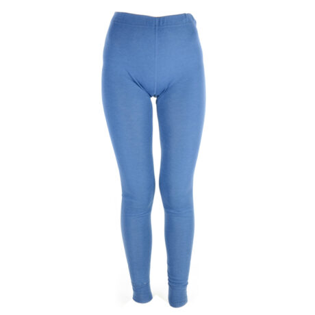 Bio-Leggins, blau, 100% Merinowolle