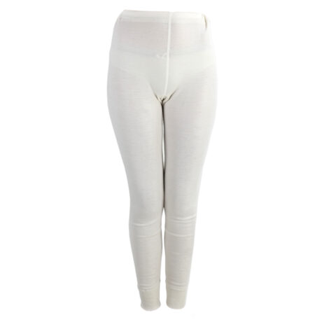 Bio-Damen-Leggins wollweiß, 100% Merinowolle